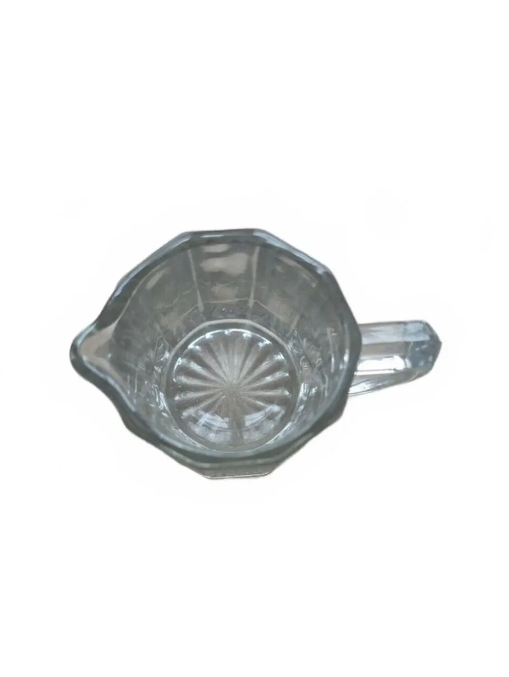 Vintage Indiana Glass Peerless Colonial Clear Mini Creamer Individual Pitcher
